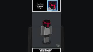 Crimson Knight  Face Items  Minecraft Dressing Room  Scai Quest [upl. by Glaab]