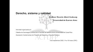 Derecho Sistema y Realidad  Ricardo Alberto Guibourg [upl. by Sachs]