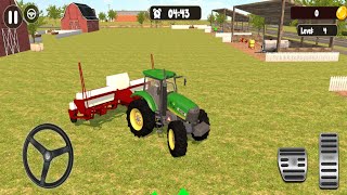 Real Tractor Driving Games 2019 New Offroad Drive  Android Gameplay HD [upl. by Yajnas664]