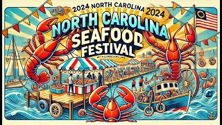 4K Walkthrough of the 2024 North Carolina Seafood Festival  Coastal Delights amp Festive Vibes [upl. by Acceber707]