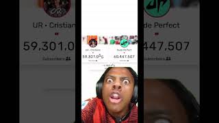 ur cristiano Ronaldo Channel iShowSpeed Reacting to New Subscribers Count ronaldo [upl. by Sapphera]