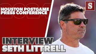 HOUSTON POSTGAME PRESS CONFERENCE Offensive coordinator Seth Littrell [upl. by Standing]