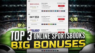 Top 3 online sportsbooks  Best sportsbook sign up bonus [upl. by Marfe293]