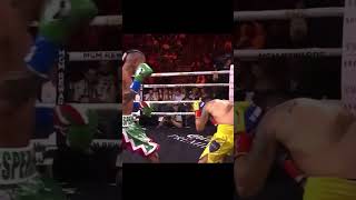 MARIO BARRIOS GETS 3RD ROUND KNOCKDOWN AGAINST FABIAN MAIDANA CANELO VS MUNGUIA UNDERCARD [upl. by Joe]