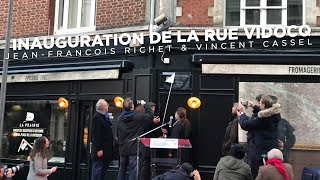 Arras  Inauguration de la Rue Vidocq [upl. by Atnohs]