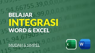 Integrasi Word dan Excel [upl. by Fai]