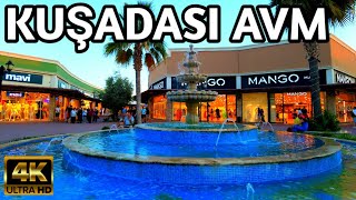 KUŞADASI AYDIN TÜRKİYE  AVM SHOPPING CENTER  LONG BEACH KUŞADASI  June 2024  4k UHD 60fps [upl. by Anrahs]