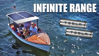 Making A SOLAR electric boat infinite range [upl. by Ahsirhcal]