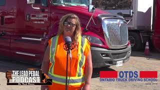 Training Drivers with Ontario Truck Driving School on the Professionals of the Highway Tour [upl. by Saoj906]