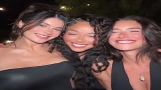 Kylie Jenner and Jordyn Woods reunite five years after Tristan Thompson cheating scandal [upl. by Ennahteb]