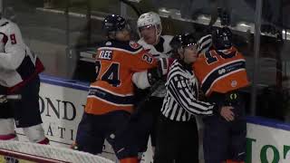 Worcester Railers 14 South Carolina Stingrays  111324 Game Highlights [upl. by Esimaj]