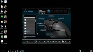 Logitech G402 Gaming Mouse Macro AyarlariMacro Settings [upl. by Hareema]