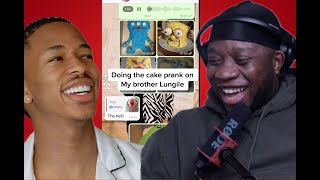 LAZISWE PRANKS HIS BROTHER  AFRICAN TIK TOK REACTIONS [upl. by Edasalof]