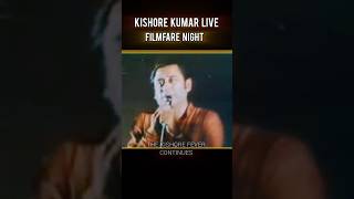 Kishore Kumar Filmfare Live  Rare Video live oldsongs [upl. by Berlin]