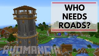 How to make a Bridge and Road system in Minecraft Survival Avomancia Ep60 with Avomance [upl. by Yc775]