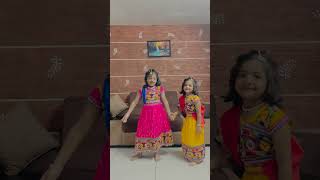 Chogada Tara  garba song  dandiya dance  navaratri  trending shortssisters [upl. by Eznyl546]