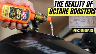 STP OCTANE BOOSTER TEST amp REVIEW TVS APACHE RTR 200 4V MILEAGE TEST EMISSION TEST [upl. by Nadnarb11]