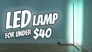 Easy To Build LED Corner Floor Lamp [upl. by Rivard]