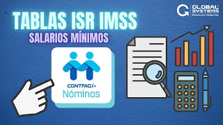 Actualización de Tablas de ISR IMSS salarios mínimos CONTPAQi Nóminas [upl. by Templer]