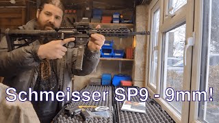 033 pew  Schmeisser SP9  9mm straight pull rifle  First Thoughts [upl. by Vito553]