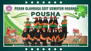 Senam SKJ 2023siswa SDIT Uswatun Hasanah  Cover Musik senam SKJ 2023 [upl. by Mcguire881]