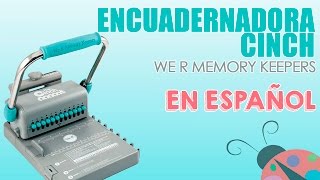 Encuadernadora Cinch  Como se usa en Español [upl. by Peggie95]