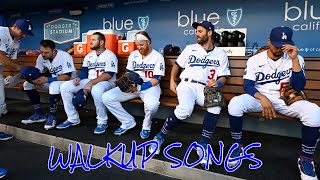 Los Angeles Dodgers Walk Up Songs 2021 [upl. by Belda]