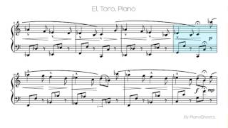 El Toro Piano Solo [upl. by Ennaer]