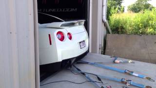 GTR R35 HKS Legamax Exhaust [upl. by Ayra]