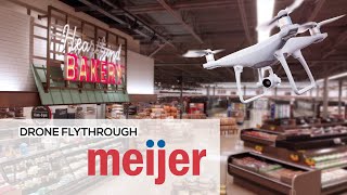 Hudsonville Meijer Store Opening  Aerial Drone Compilation [upl. by Emmalyn]