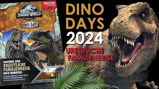 Jurassic World ™ Dino Days 2024 Urzeitliche Familienreise  alle Infos amp Dinosaurier Merchandise [upl. by Aminta]