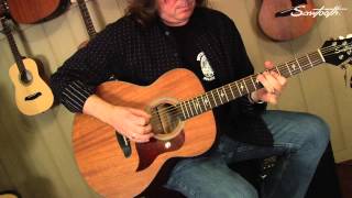 Sawtooth Mahogany Series Jumbo Acoustic Electric Guitar Demonstration [upl. by Secnarfyram]