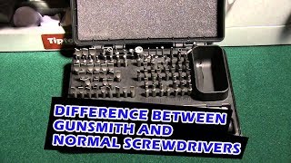 What is the Difference Between Gunsmith and Regular Screwdrivers [upl. by Nicoline520]