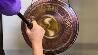 26quot Grotta Sonora Deep Gong  Purple Gold Hypnotic  The Gong Shop [upl. by Anderer]