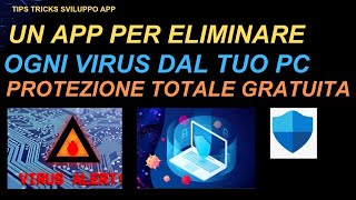 App per Eliminare ogni virus con la scansione offline  Protezione pc gratuita  Windows Defender [upl. by Ahtekal]