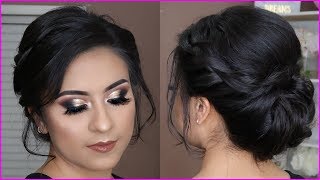 PEINADOS RECOGIDOS FÁCILES Y MAQUILLAJES PARA FIESTA NOVIA BODA QUINCEAÑERA [upl. by Alrats]