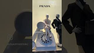 Prada  Fw 2425 Store Windows  visualmerchandising shopping retail [upl. by Leumek]