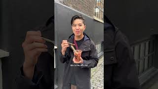 🇬🇧 Trying Londons Viral Chocolate Covered Strawberries 🍓 [upl. by Ecnaralc]