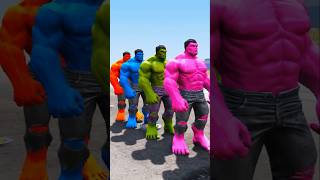 GTA V HULK BROTHERS VS RED HULKS KILLING CHALLENGE shorts gta5 [upl. by Daahsar]