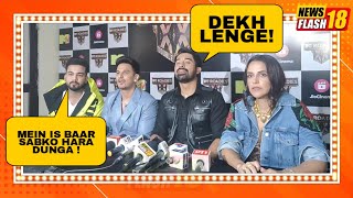 Roadies Double XX Press Conference Delhi  Elvish Yadav  Neha Dhupia  Rannvijay  Prince Narula [upl. by Mert]