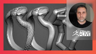 Sculpting Organic Jewelry Designs with ZBrush  Nacho Riesco Gostanza  ZBrush 2022 [upl. by Nivak]