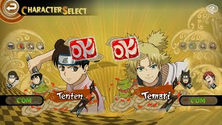 tenten vs Temari com vs com  Naruto ultimate ninja storm mobile [upl. by Dani584]