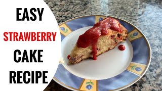 How To Make Delicious Strawberry Cake [upl. by Nomma]