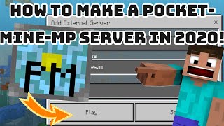 How to make a PocketMineMP Server in 2021 [upl. by Papageno]