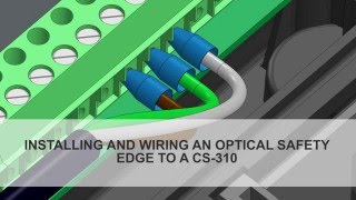 CS310 Optical Safety Edge Instructions [upl. by Etheline]