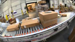 Behind the scenes of an Amazon warehouse [upl. by Regnig]