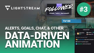 Add Follower Notifications Goals Chat Boxes And More to your Live Stream in Lightstream Studio [upl. by Anerrol]