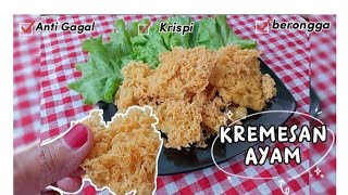 Kremesan ayam anti gagalrenyahkrispi amp berongga [upl. by Raskin]