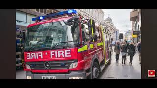 Realistic UK Fire Truck SIREN LOOP [upl. by Harty862]