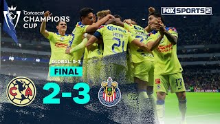 Chivas SOÑÓ pero América puso orden y espera rival en cuartos  Concacaf Champions Cup [upl. by Eisnil19]